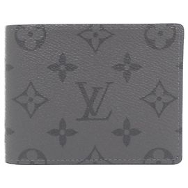 Portafoglio Bill Monogram Eclipse Reverse Louis Vuitton Marrone