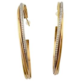 Orecchini Trinity Cartier Argento D'oro