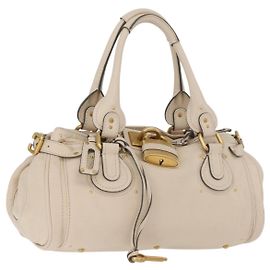 Chloé Chloe Paddington Lock Handbag Leather Medium Other