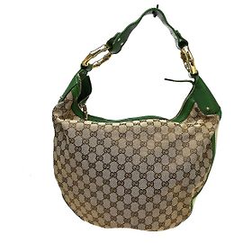 Bolso Hobo Gucci Bamboo Ring Guccissima de piel Medium Multicolor
