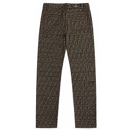 Jeans Fendi Zucca FF Monogram Marrone Monogramma