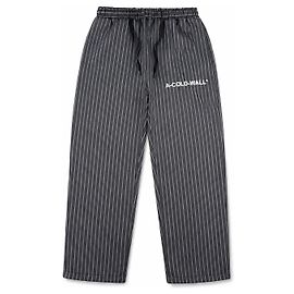 Autre Marque A-COLD-WALL* ACW Pantalon Cropped à Rayures Noir Gris