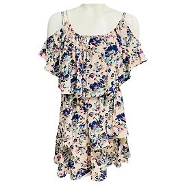 Vestido mini de seda estampado Light Multi Zimmermann Multicolor