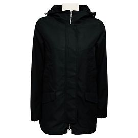 Giacca anorak utility con cappuccio nera Herno Nero
