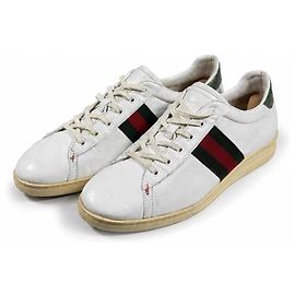 Gucci Ace Sneaker Weiß Leder Weiß Rot Grün