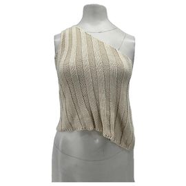 Autre Marque Top in cotone bianco ATTIRE Taglia S Bianco