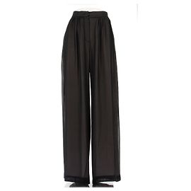 Max Mara Seidenhose Schwarz Größe 36 Schwarz