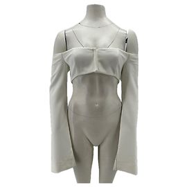 Tila March ILA White Polyester Top S White