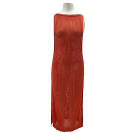 Autre Marque Vestido laranja de viscose VIX PAULA HERMANNY Laranja
