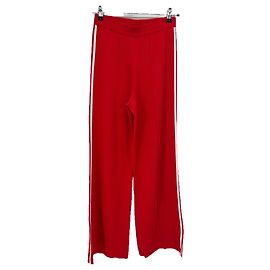 Autre Marque Pantalon rouge THE UPSIDE en viscose S Rouge