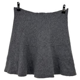 Autre Marque LISA YANG Rock aus Kaschmir Grau Grau