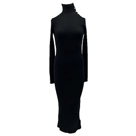 Zadig & Voltaire Mesh Kleid schwarz Schwarz