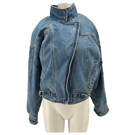 Autre Marque Giacca di denim RONNY KOBO blu cotone M Blu