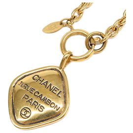 Chanel Cambon Chain Necklace Golden