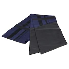 Hermès Sciarpa HERMES Maxi Twilly blu navy e nero Nero Blu navy