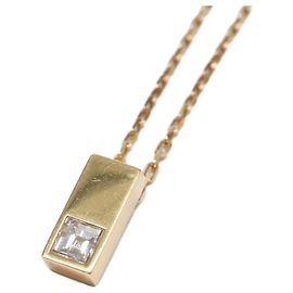 Céline Collier Celine Diamond Double Square Doré
