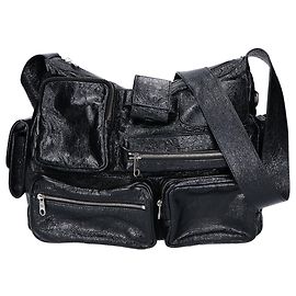 Balenciaga Lambskin Messenger Bag Black