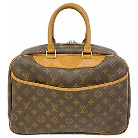 Borsa Louis Vuitton Monogram Deauville Marrone