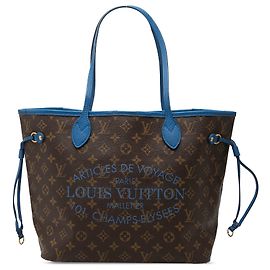 Louis Vuitton Marrom Monogram Ikat Neverfull MM Outro