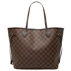 Louis Vuitton Marrom Damier Ebene Neverfull MM Marrom