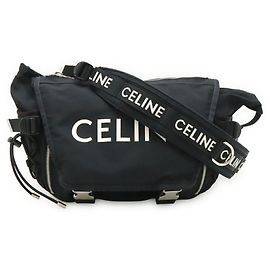 Céline Borsa CELINE Medium Trekking Nero Bianco