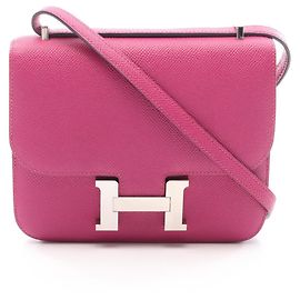 Hermès Borsa a tracolla Hermes Constance 3 Mini Rosa Porpora