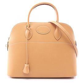 Hermès Sac à main Hermes Bolide 35 Beige Autre