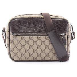Borsa a Spalla Gucci GG Plus Marrone Beige