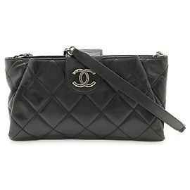 Borsa a tracolla Chanel Coco Pleats Mark Nero