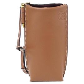 Bolsa de Ombro Loewe Gate Pocket Marrom