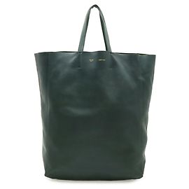 Céline Bolsa Tote Cabas Horizontal Celine Verde