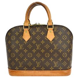 Bolsa Louis Vuitton Alma Monogram Canvas PM Marrom