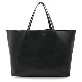 Céline Celine Horizontal Cabas Tote Bag Black