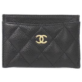Chanel Timeless Classic Kartenetui Schwarz