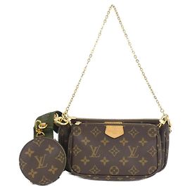 Louis Vuitton Monogram Multi Pochette Accessoires M44813 Marrone Monogramma