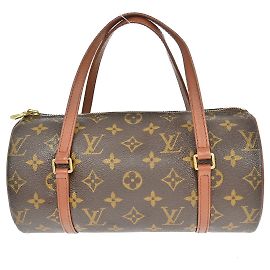 Bolsa Louis Vuitton Papillon Monogram Canvas 26 Marrom