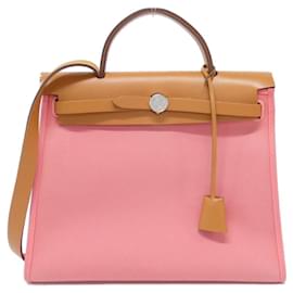 Hermès Sac à main Hermes Herbag Zip PM Rose Autre