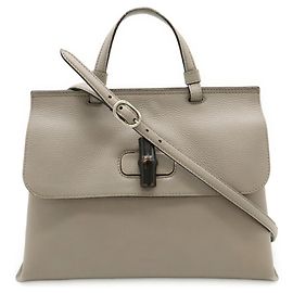 Bolsa GUCCI Bamboo Daily Medium Marrom