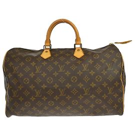 Louis Vuitton Speedy Monogram Canvas 40 Marron