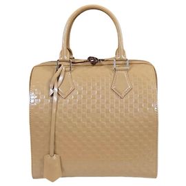 Bolsa Louis Vuitton Speedy Cube MM Damier Facette Bege