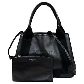Borsa a tracolla Balenciaga Navy Cabas XS Nero