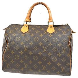 Louis Vuitton Speedy Monogram Canvas 30 Marrom
