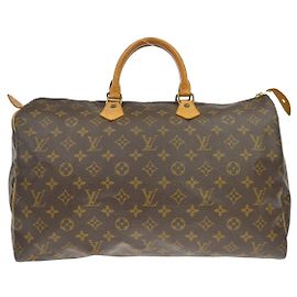 Louis Vuitton Speedy Monogram Canvas 40 Castaño
