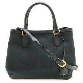 Borsa Tote e Borsa a Spalla in Jacquard Prada Nero