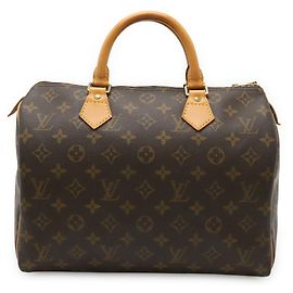 Louis Vuitton Monogram Speedy 30 Handtasche Braun