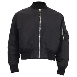 Givenchy Bomberjacke aus schwarzem Polyamid Schwarz