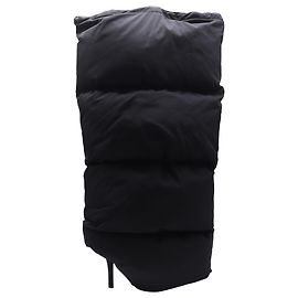 Balenciaga New Wader Quilted Knee-High Boots in Black Polyamide Black