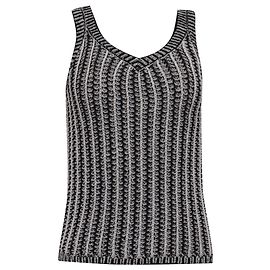Top de punto sin mangas a rayas Arrigo de Max Mara en algodón multicolor Multicolor