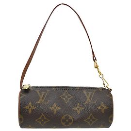 Louis Vuitton Papillon Pochette Monogram Canvas Mini Marrone