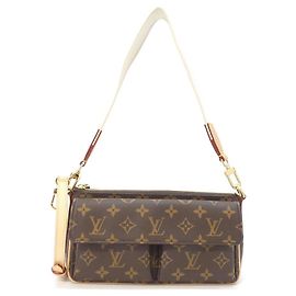 Bolso de Hombro Louis Vuitton Monogram Vivacite Castaño Monograma